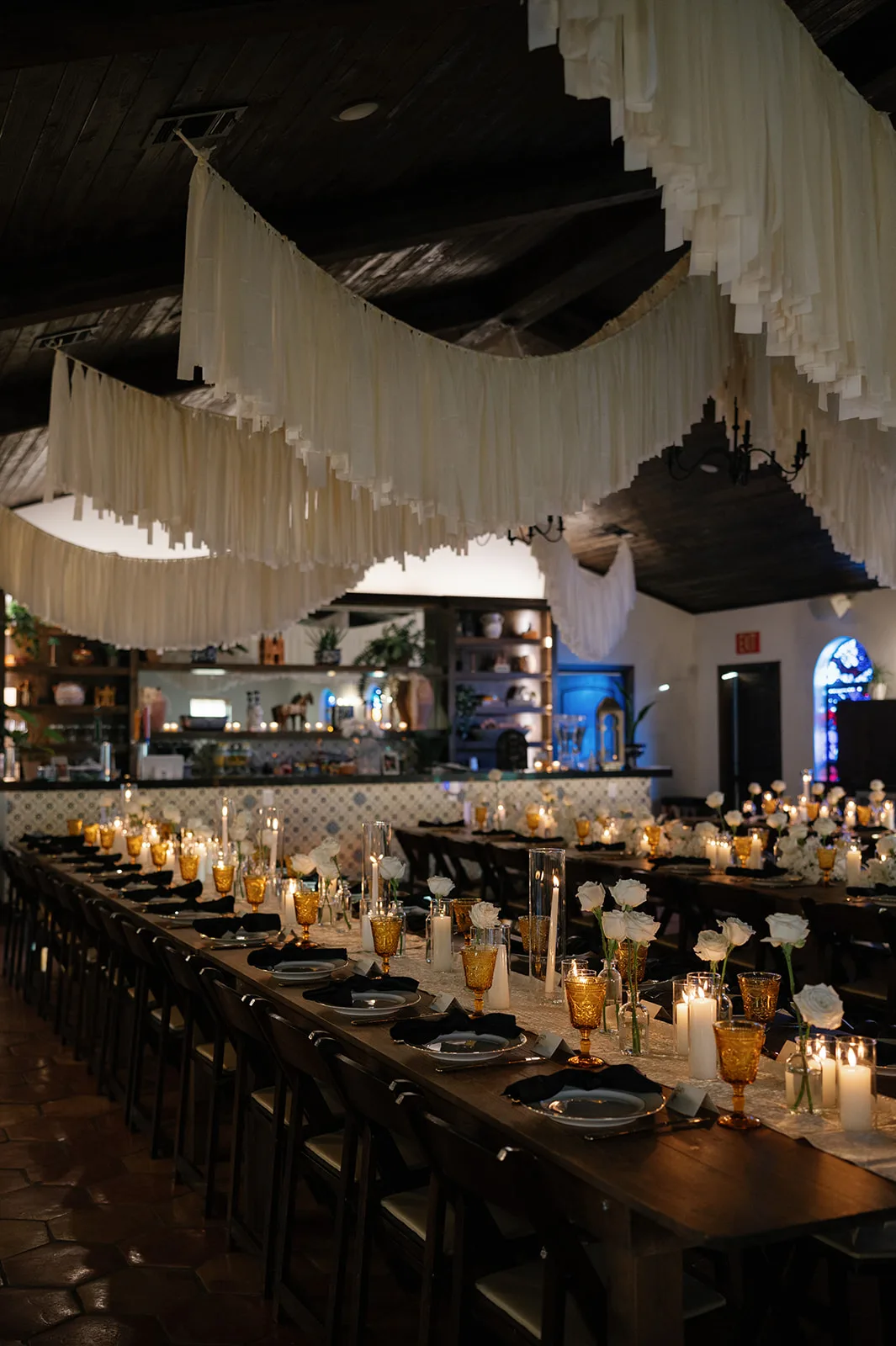 Cantina Wedding Setup