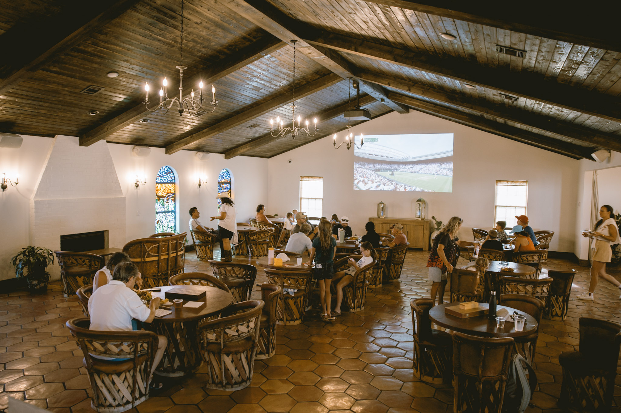 Dining at La Palmilla