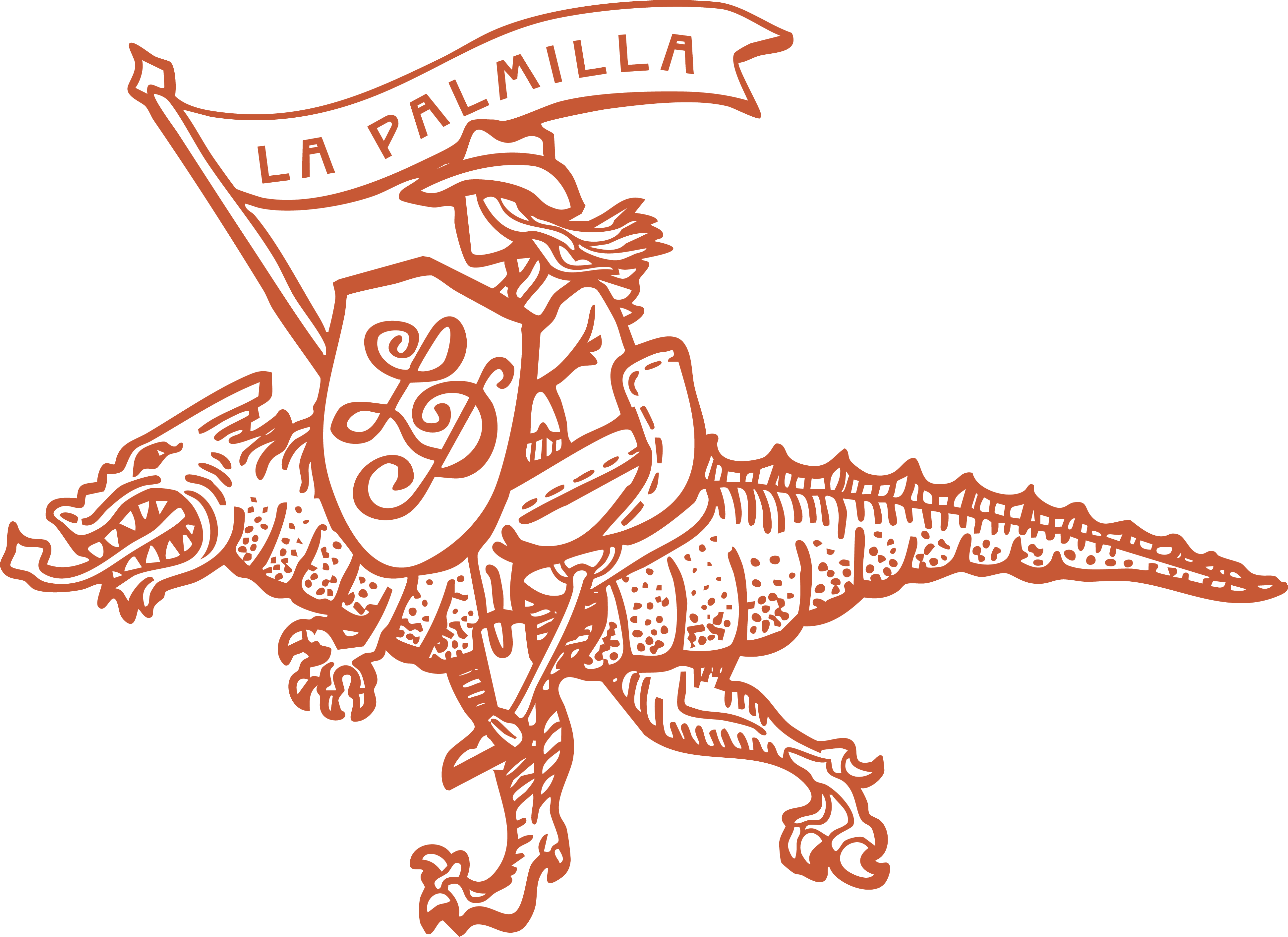 La Palmilla rider illustration
