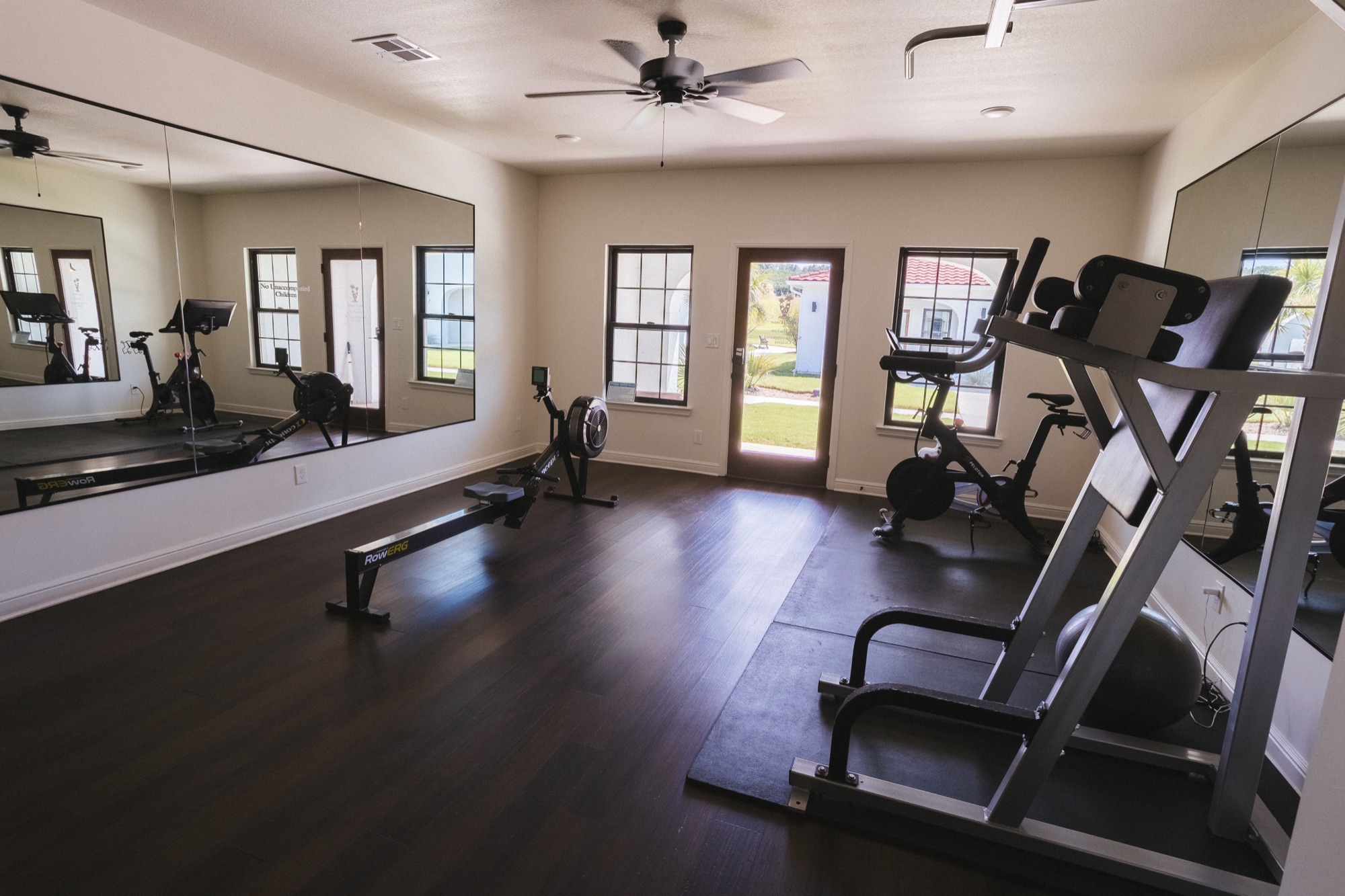 Fitness center at La Palmilla