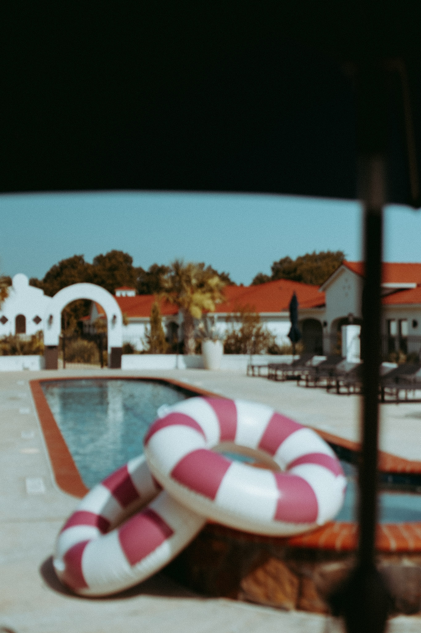 Resort style pool at La Palmilla
