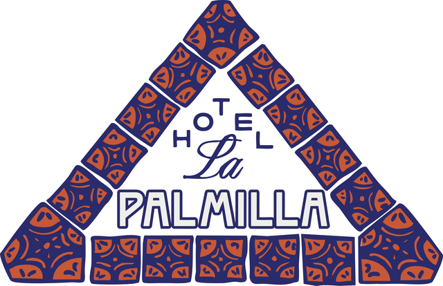 Hotel La Palmilla tile triangle mark